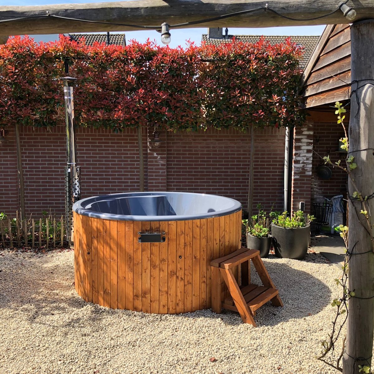 Hottub met kachel