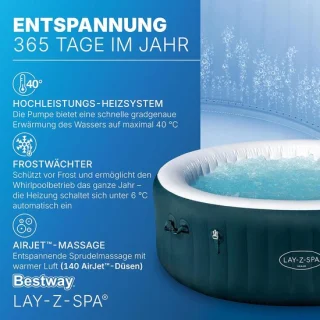 House&Garden LuxurySpa AirJet Whirlpool 6-persoons opblaasbare Jacuzzi