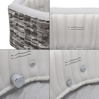 Industrial Home Carosino Elite Opblaasbare 5-persoons Spa