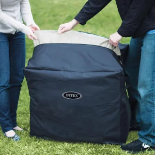 Industrial Home Luxe FiberTech Bubble Spa - Opblaasbare 4-persoons Spa
