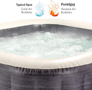 Industrial Home Luxe FiberTech Bubble Spa - Opblaasbare 4-persoons Spa