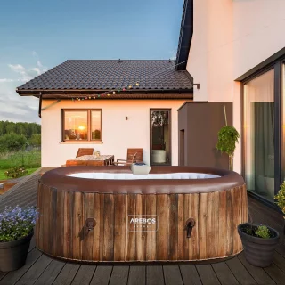 Industrial Home Luxe Hottub Spa – 2-persoons opblaasbare jacuzzi