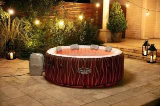 Industrial Home LuxSpa Ibiza Opblaasbare Spa 180×180×66 cm (6-persoons)