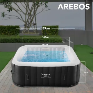 Industrial Home Opblaasbaar Bubbelbad 6 Persoons