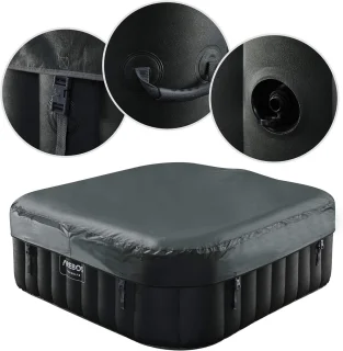 Industrial Home Opblaasbaar Bubbelbad 6 Persoons