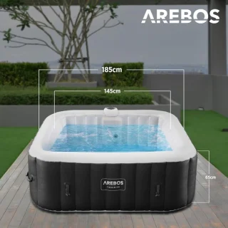 Industrial Home Opblaasbaar Bubbelbad 6 Persoons