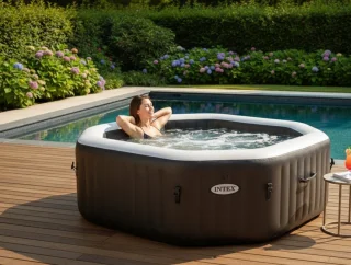 Industrial Home PureSpa Deluxe Opblaasbaar Bubbelbad