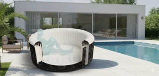 Industrial Home Rio Deluxe AirJet Spa - Opblaasbare Jacuzzi