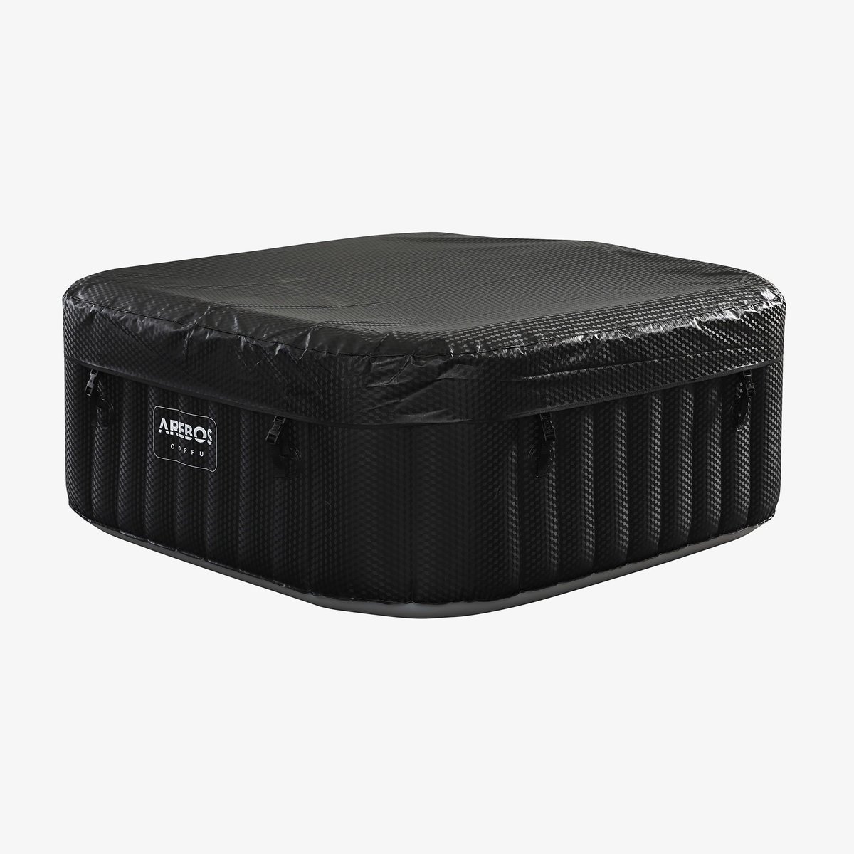 Industrialhome CORFU Opblaasbare Spa 158x158x68 cm Voor 4 Personen
