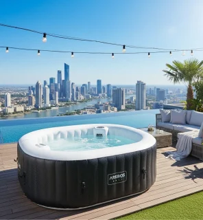 Industrialhome Luxury Spa Duo Opblaasbare Hottub 2-persoons