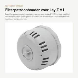 Inovra filterpatroonhouder voor Lay Z V1 S1 PVC