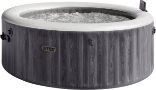 De Intex Deluxe Round Spa 4-persoons Greywood in één oogopslag