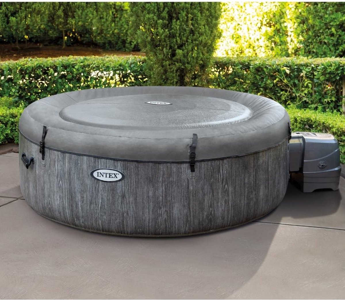 Intex Greywood Deluxe Jacuzzi 196x71 cm Grijs