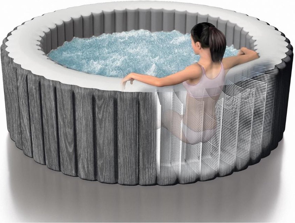 Intex Greywood Deluxe Jacuzzi 196x71 cm Grijs