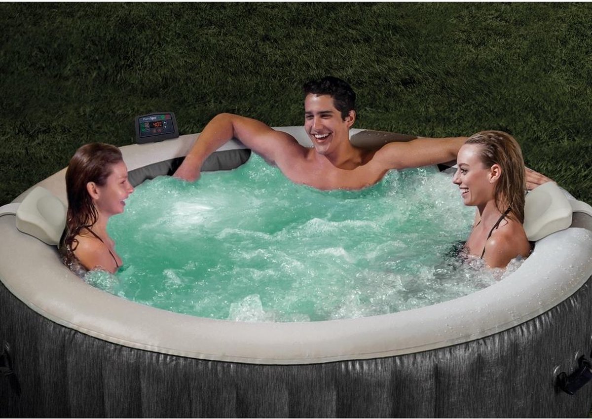 Intex Greywood Deluxe Jacuzzi 196x71 cm Grijs