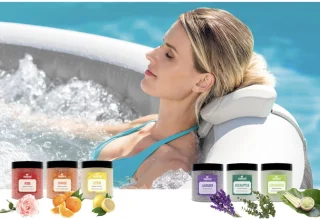 Intex PureSpa Bubble Deluxe Greywood - Opblaasbaar bubbelbad