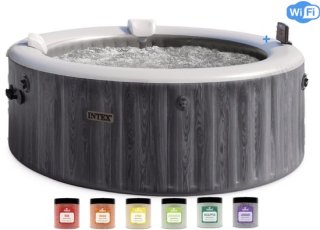 Intex PureSpa Bubble Deluxe Greywood - Opblaasbaar bubbelbad review