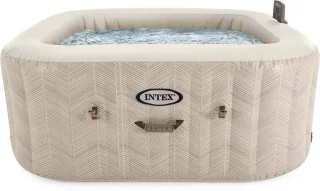 Intex PureSpa Chevron Deluxe 4-Persoons Bubble Spa