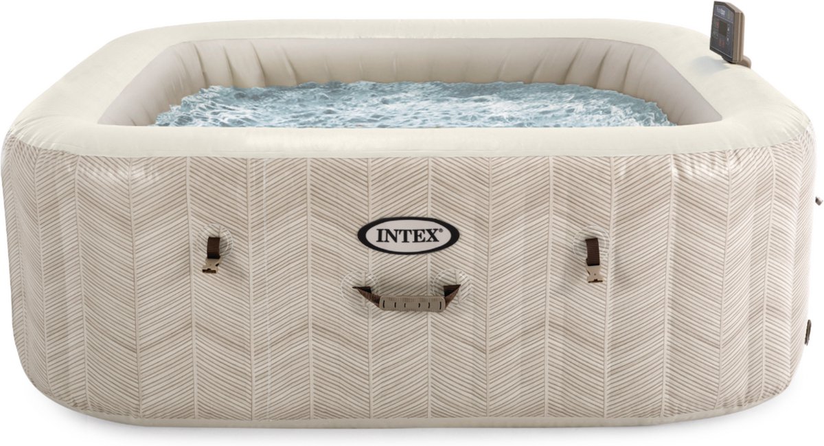 De Intex PureSpa Chevron Deluxe 6-Persoons Bubble Spa in één oogopslag