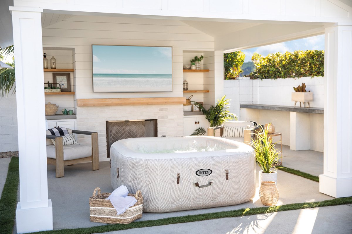 Wat vinden we goed aan de Intex PureSpa Chevron Deluxe Bubble Spa 4 pers WiFi