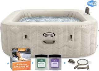Intex PureSpa Chevron Deluxe opblaasbare spa review