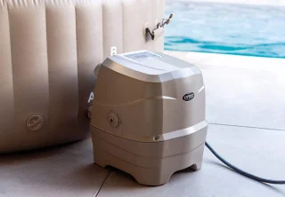Intex PureSpa Energy Saving Opblaasbare Spa 4-Persoons Beige