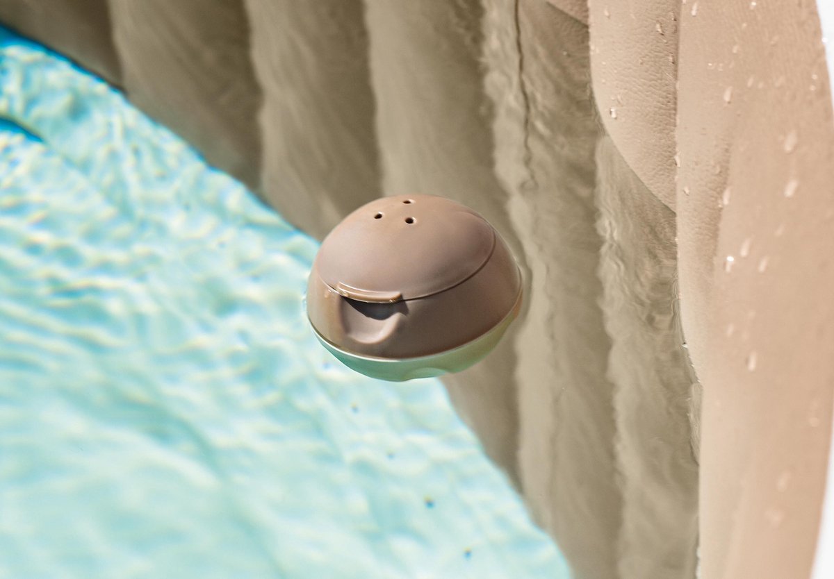 Intex PureSpa Energy Saving Opblaasbare Spa 4-Persoons Beige
