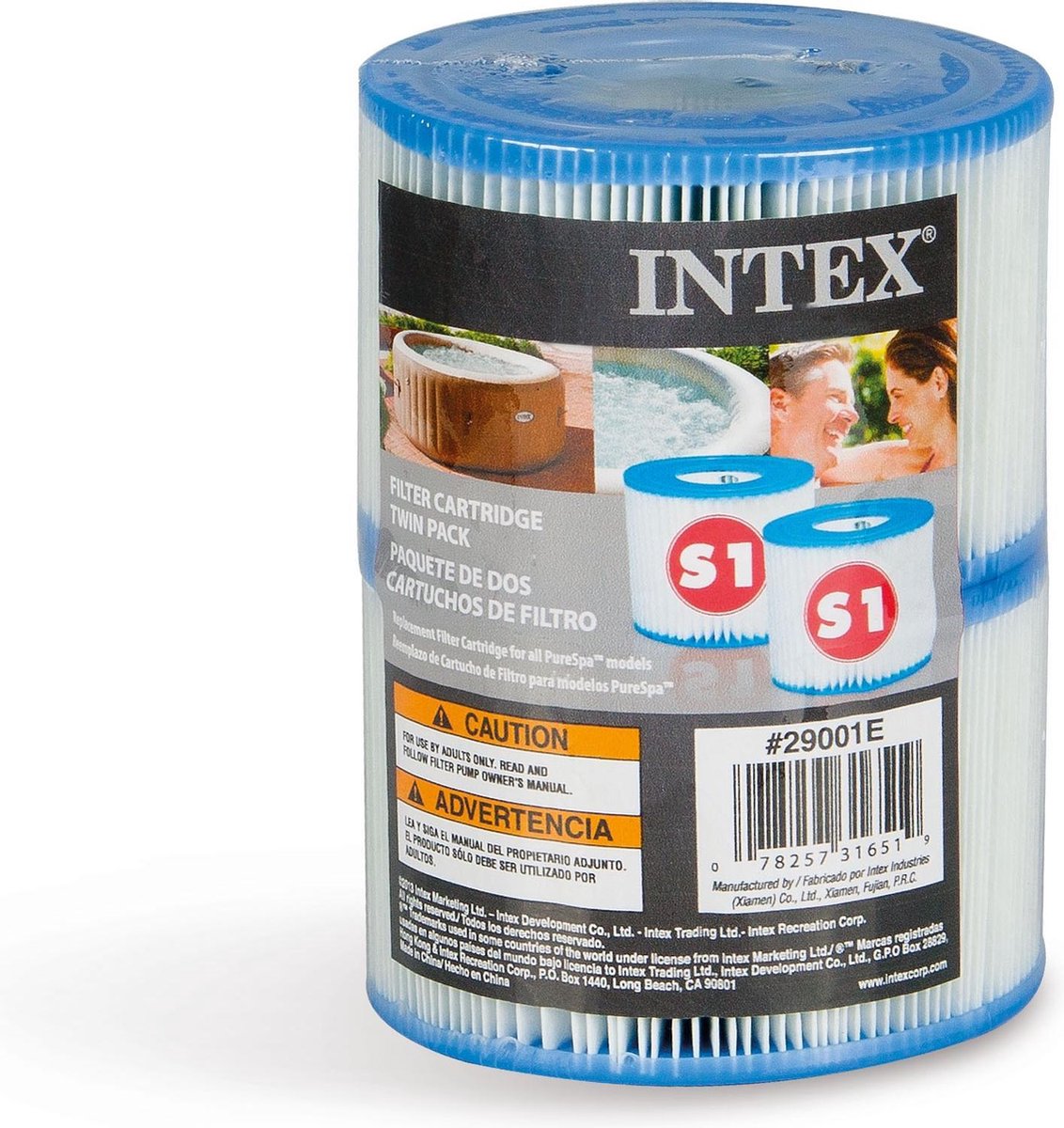Intex PureSpa Energy Saving Opblaasbare Spa 4-Persoons Beige