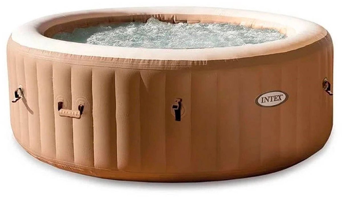Intex PureSpa Energy Saving Opblaasbare Spa 4-Persoons Beige