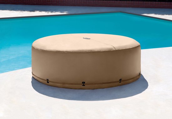 Intex PureSpa Energy Saving Opblaasbare Spa 4-Persoons Beige