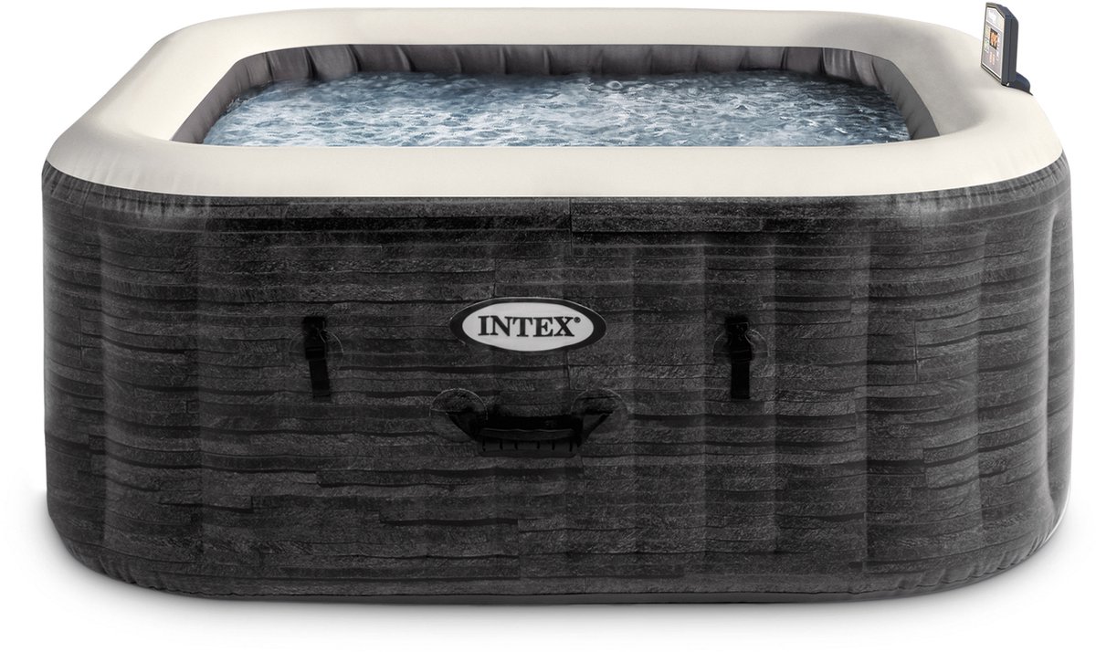 De Intex PureSpa Greystone Deluxe 4-Persoons Spa in één oogopslag