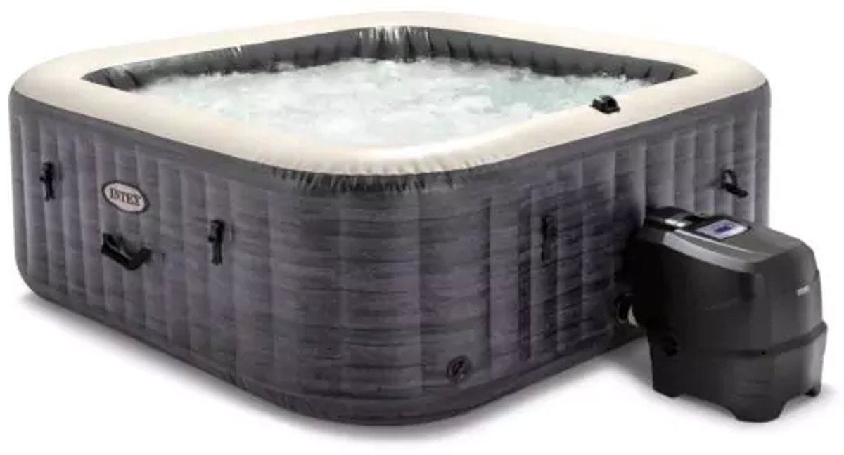 De Intex PureSpa Greystone Deluxe 4P WiFi Spa in één oogopslag
