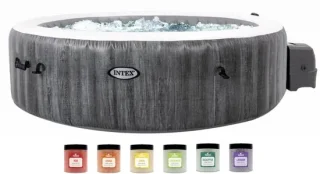 Intex PureSpa Greywood Bubble Deluxe Spa