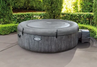 Intex PureSpa Greywood Deluxe 4-Persoons Spa Ø196x71 cm