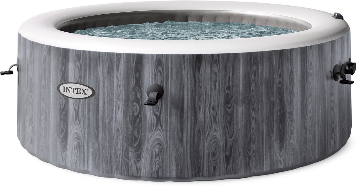 Intex PureSpa Greywood Deluxe 4-Persoons Spa Ø196x71 cm