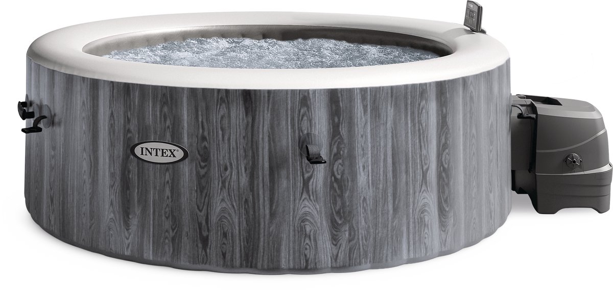 Intex PureSpa Greywood Deluxe 4-Persoons Spa Ø196x71 cm