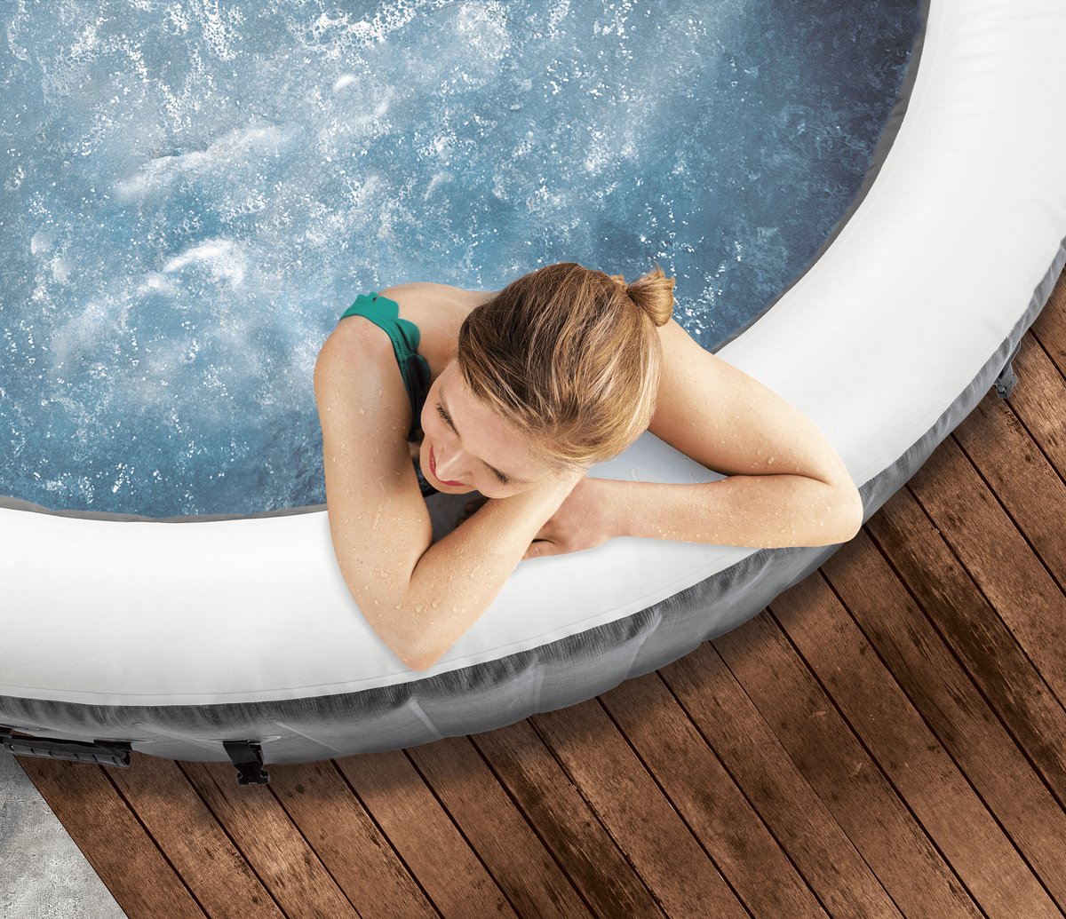 Intex PureSpa Greywood Deluxe Hottub 6-persoons