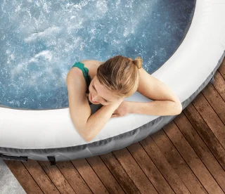 Intex PureSpa Greywood Deluxe Hottub 6-persoons