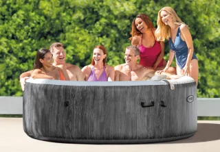 Intex PureSpa Greywood Deluxe Hottub 6-persoons