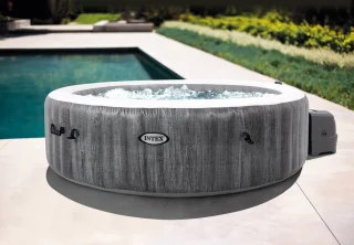 Intex PureSpa Greywood Deluxe Hottub 6-persoons
