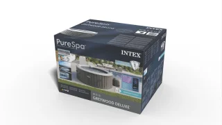 Intex PureSpa Greywood Deluxe Hottub 6-persoons
