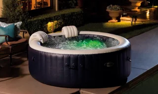 Intex PureSpa Jacuzzi 196x71 cm 4-persoons Donkerblauw
