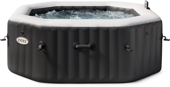 Intex PureSpa Onyx Black Deluxe 4 persoons spa 201x201x71 cm