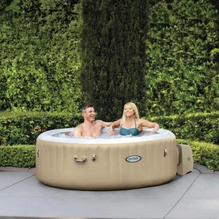 Intex PureSpa Sahara 4-Persoons Spa 795L Lichtbruin