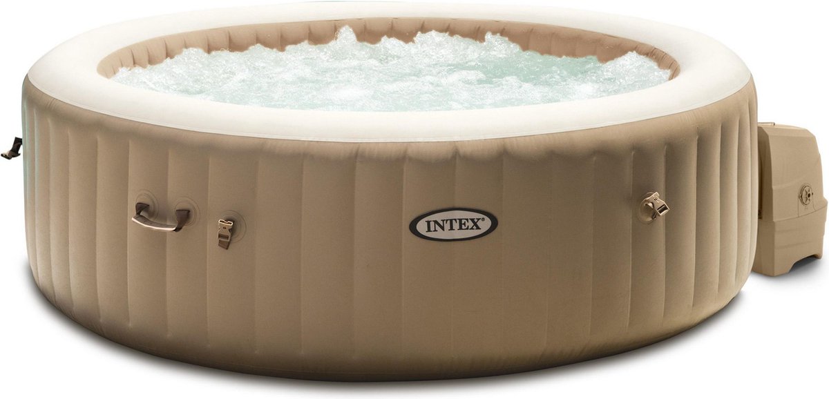 De Intex PureSpa Sahara 4-Persoons Spa 795L Lichtbruin in één oogopslag