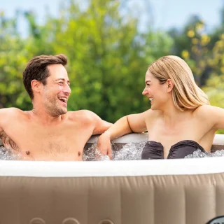 Intex PureSpa Sahara 4-Persoons Spa 795L Lichtbruin