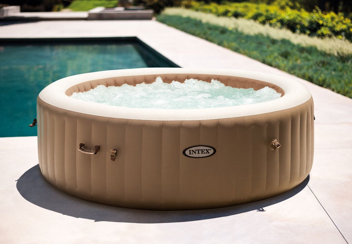 Intex PureSpa Sahara Tan 6-Persoons Bubbelspa