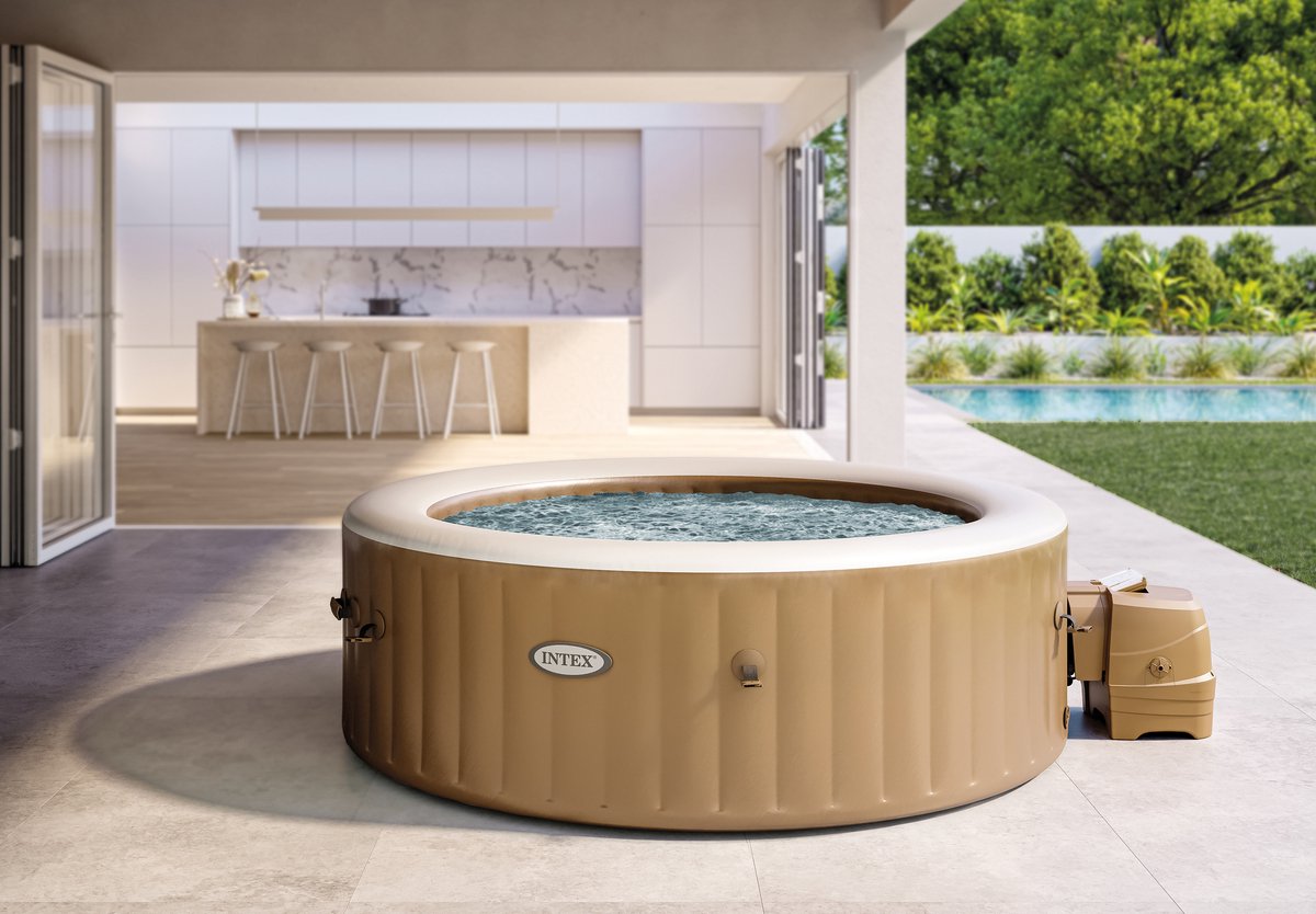 Intex PureSpa Sahara Tan 6-Persoons Bubbelspa
