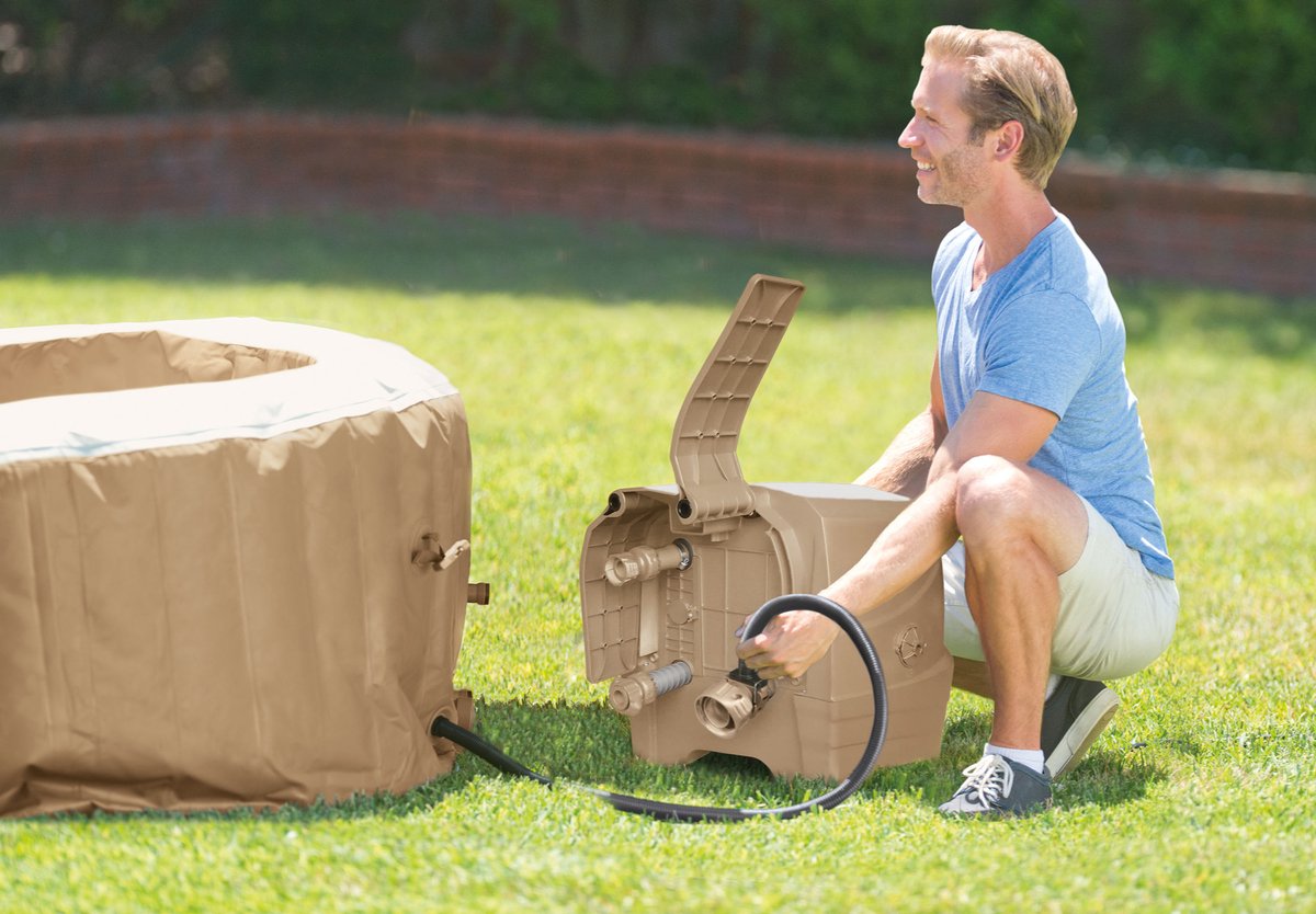 Intex PureSpa Sahara Tan 6-Persoons Bubbelspa