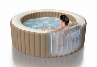 Intex PureSpa Sahara Tan Bubble Massage 4-persoons